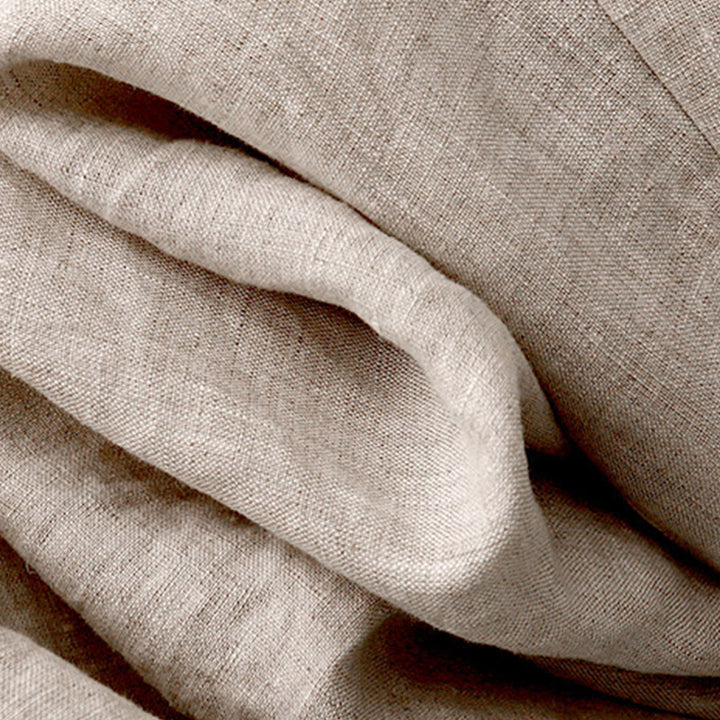 Buddha Stones Vintage casual, effen damesrok van katoen/linnen met zijsplit, elastische Taille en Zakken. - image 5