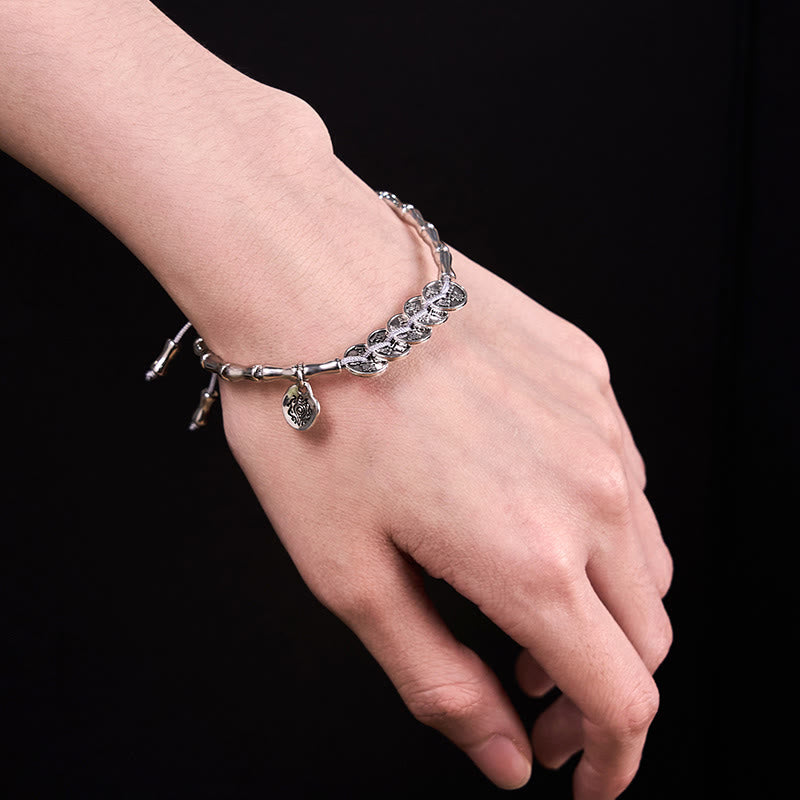 Buddha Stones Vijf Keizermunten Berggeesten Geld Uitgeven Armband - image 9