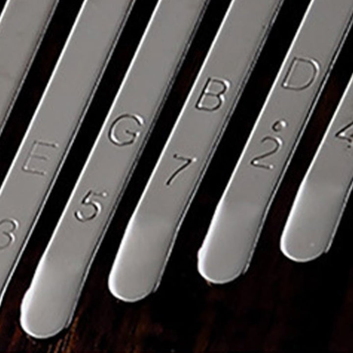 Buddha Stones 21 toetsen Kalimba duimpiano walnoot draagbare vingerpiano - image 9