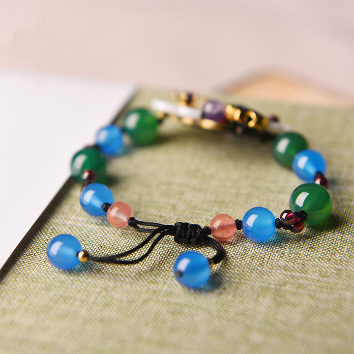Buddha Stones Agaat schelp bloem Armband - image 3