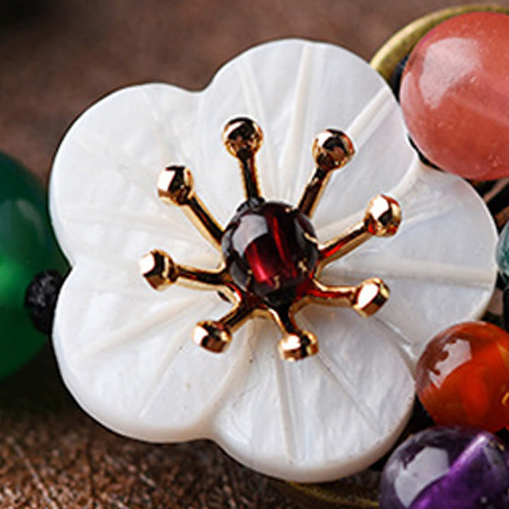 Buddha Stones Agaat schelp bloem Armband - image 9