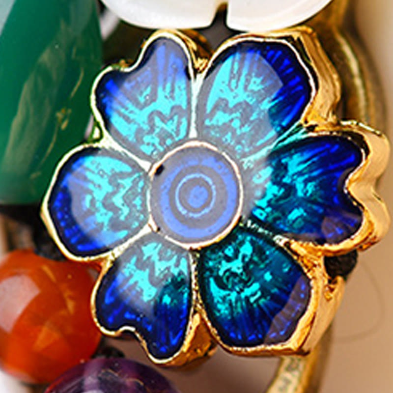 Buddha Stones Agaat schelp bloem Armband - image 10