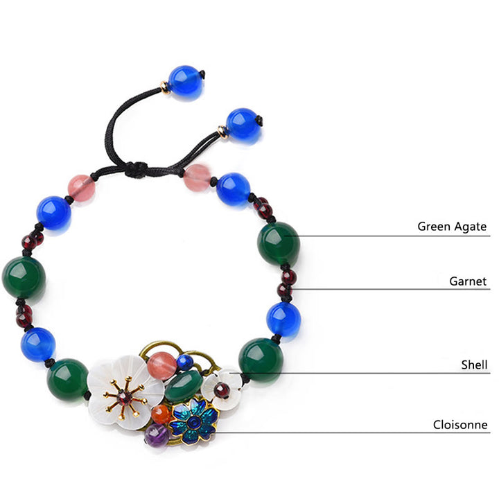 Buddha Stones Agaat schelp bloem Armband - image 8