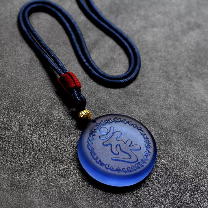 Buddha Stones Tibet Shurangama Mantra Liuli Kristallen Ketting - image 2