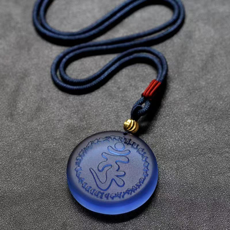 Buddha Stones Tibet Shurangama Mantra Liuli Kristallen Ketting - image 1
