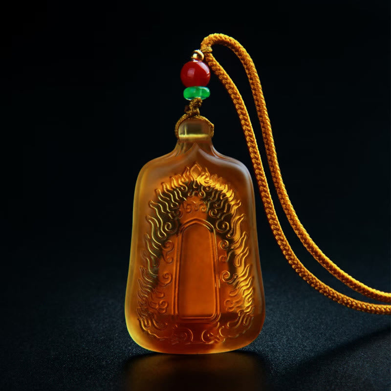 Buddha Stones Ketting van Tibetaanse Medicijn Boeddha Liuli-kristal, compassie en sereniteit. - image 11