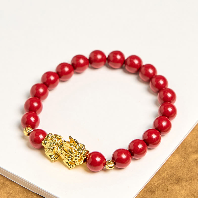 Buddha Stones Cinnabar PiXiu Kalmte Armband - image 3