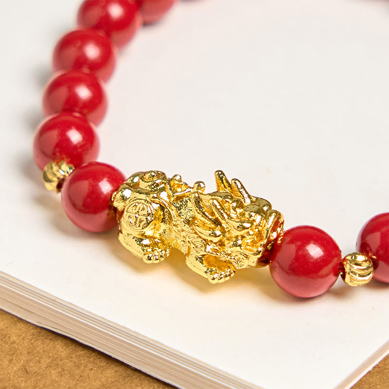 Buddha Stones Cinnabar PiXiu Kalmte Armband - image 4