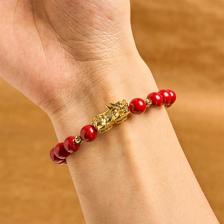 Buddha Stones Cinnabar PiXiu Kalmte Armband - image 2