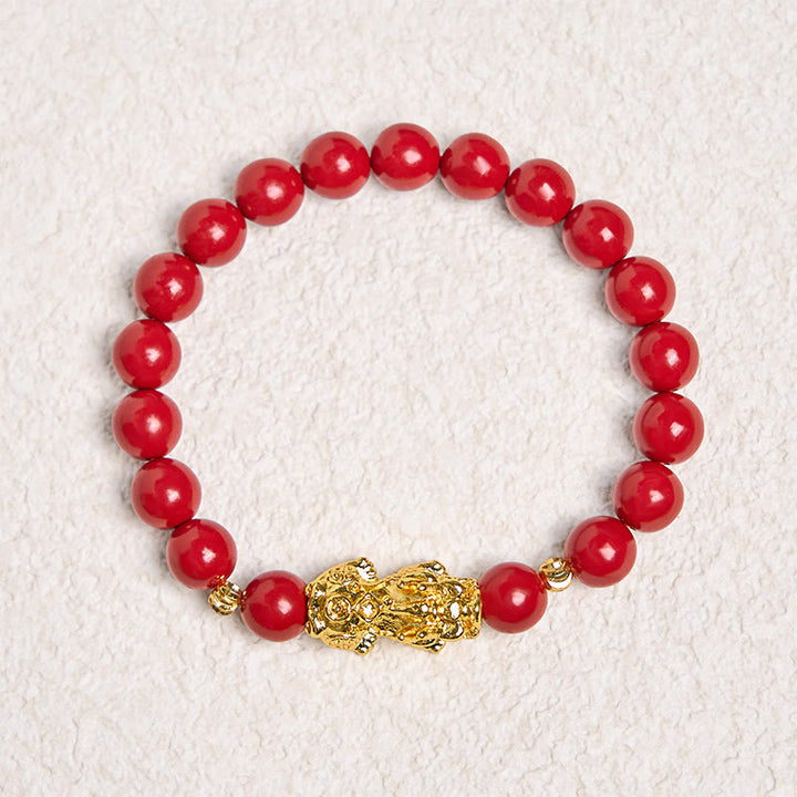 Buddha Stones Cinnabar PiXiu Kalmte Armband - image 6