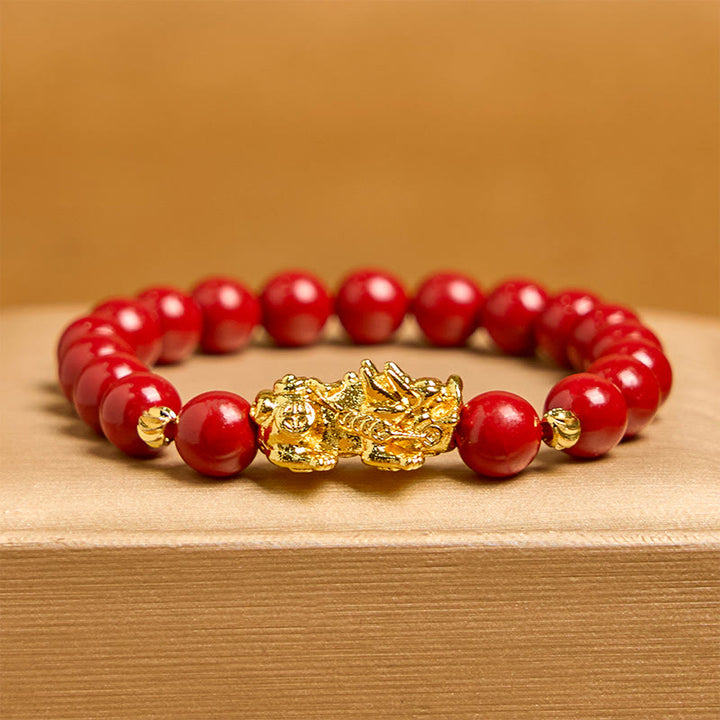 Buddha Stones Cinnabar PiXiu Kalmte Armband - image 1