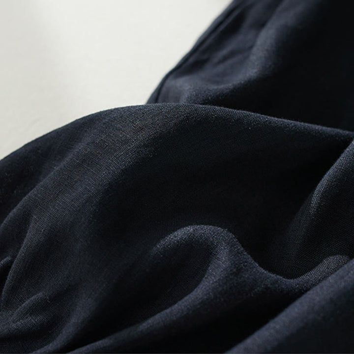 Buddha Stones Commute effen kleur harembroek met hoge Taille voor dames en Zakken - image 20