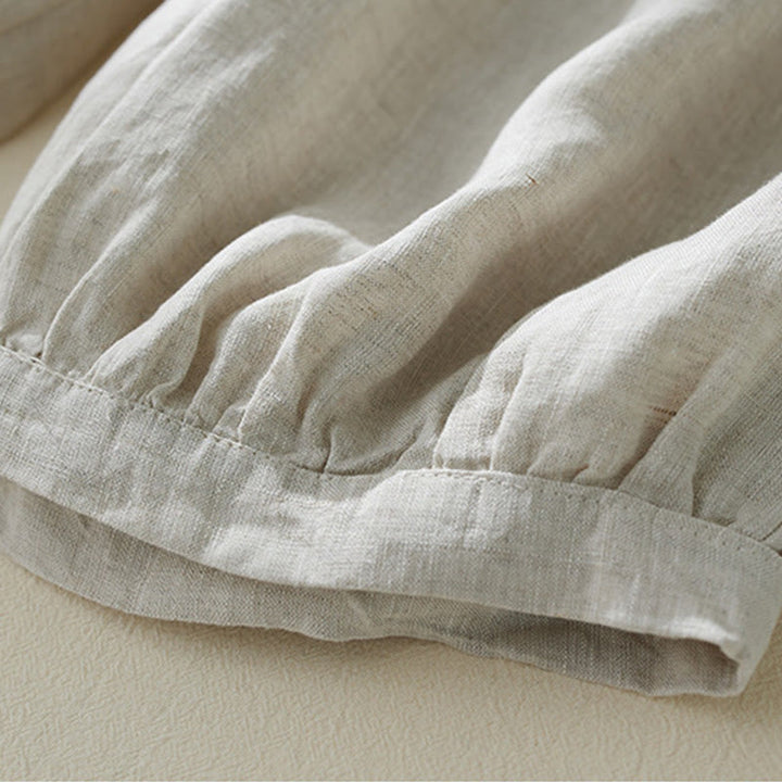 Buddha Stones Commute effen kleur harembroek met hoge Taille voor dames en Zakken - image 14