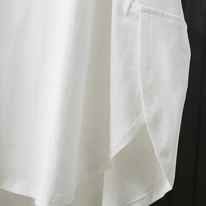 Buddha Stones Casual, losvallend, Ronde hals T-shirt met Korte mouw voor dames. - image 7