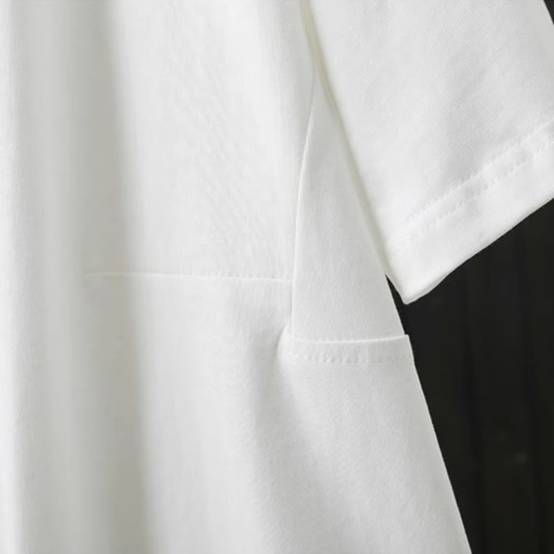 Buddha Stones Casual, losvallend, Ronde hals T-shirt met Korte mouw voor dames. - image 11