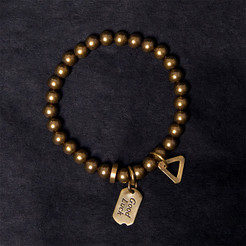 Buddha Stones Retro Armband van puur koper en messing - image 2