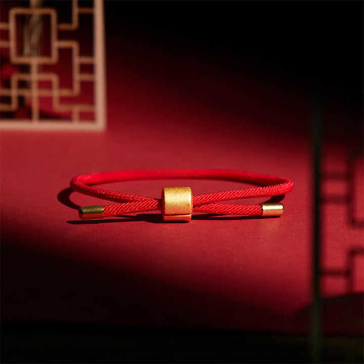 Buddha Stones Armband van rood koord - image 9