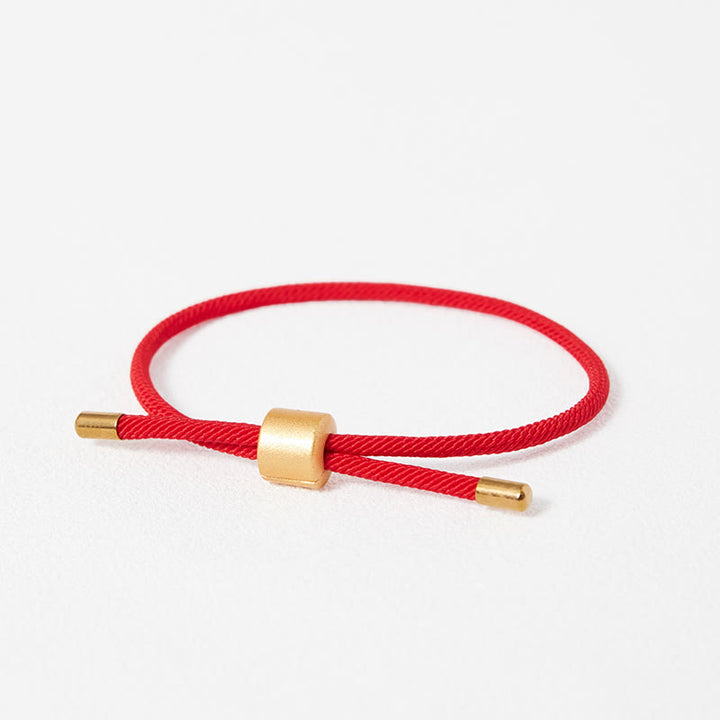 Buddha Stones Armband van rood koord - image 1