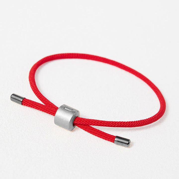 Buddha Stones Armband van rood koord - image 12