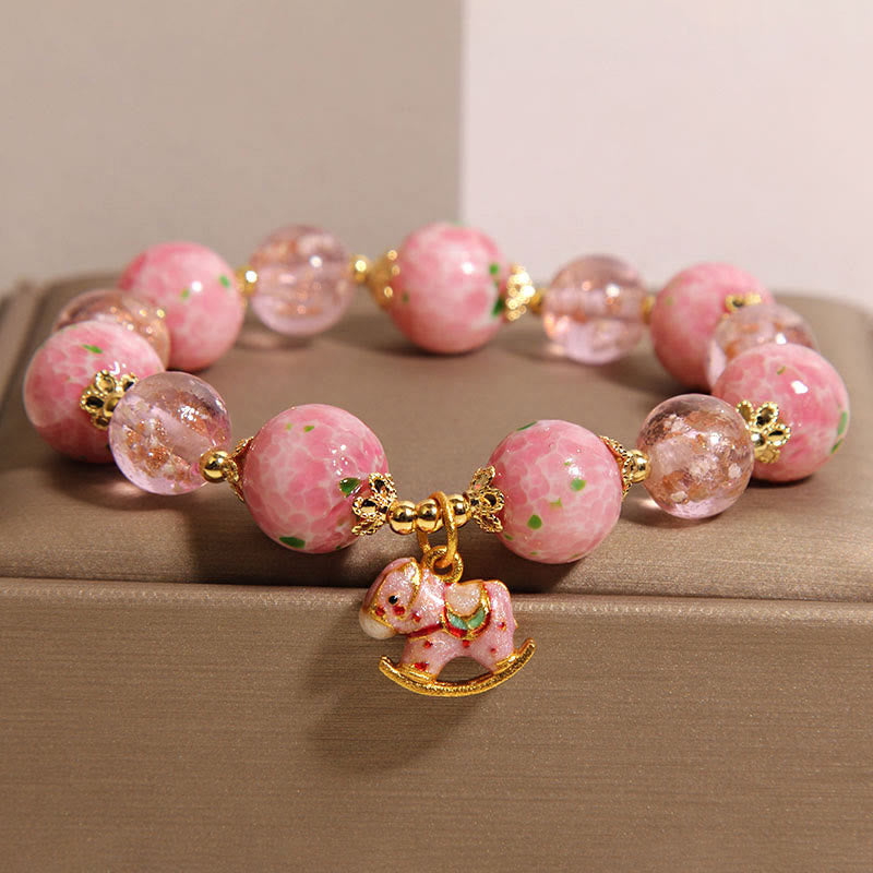 Buddha Stones Rockende Liuli Armband, Jaar van het Paard - image 2