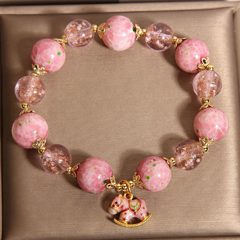 Buddha Stones Rockende Liuli Armband, Jaar van het Paard - image 3