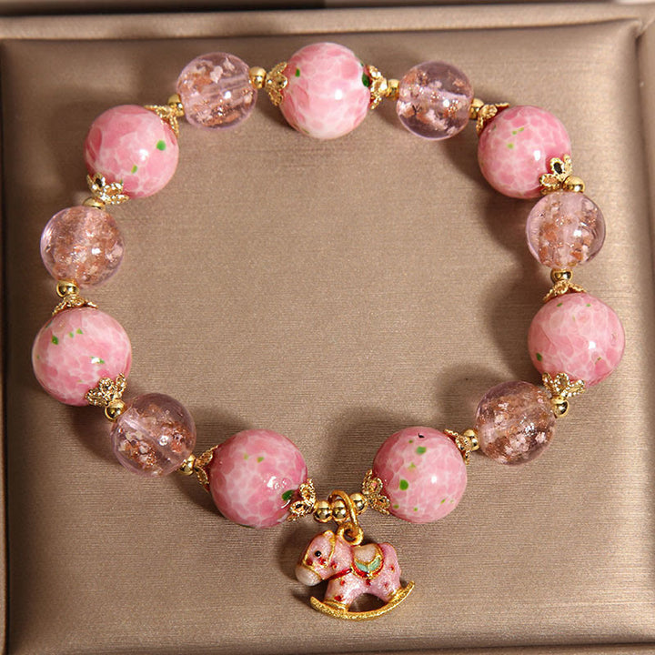 Buddha Stones Rockende Liuli Armband, Jaar van het Paard - image 3