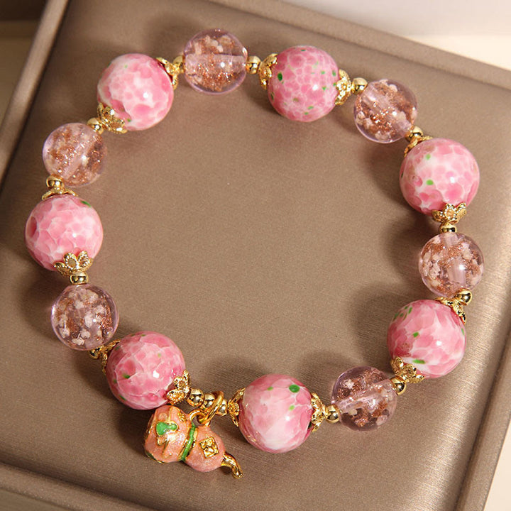 Buddha Stones Pompoen Liuli Armband - image 4