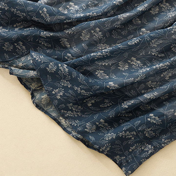 Buddha Stones Damesrok met bloemenprint, A-lijn model, elastische Taille en Zakken. - image 15