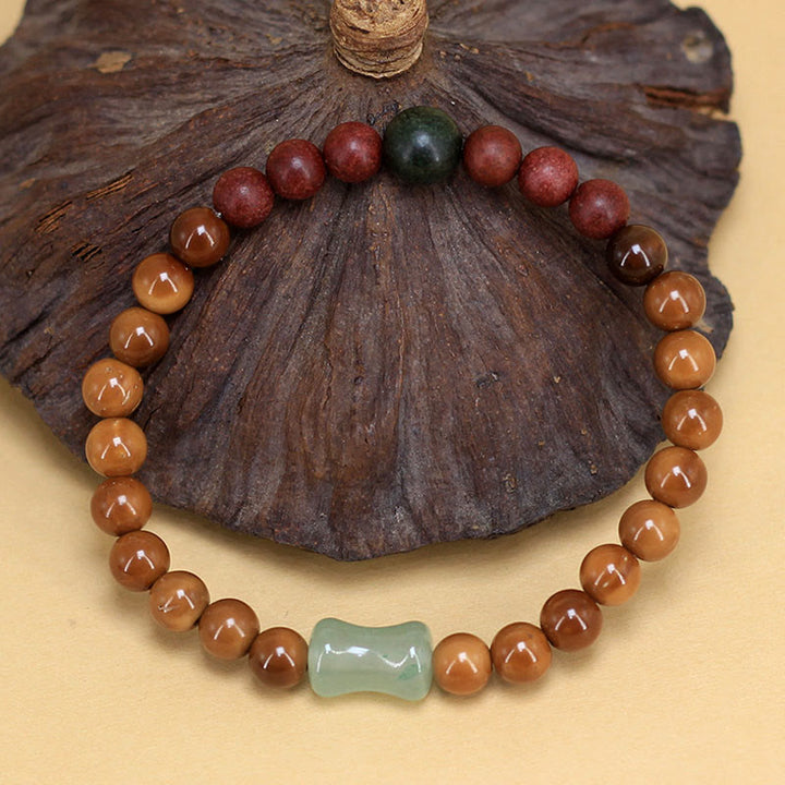 Buddha Stones Kuka-zaad Armband ter afweer van boze geesten - Kuka-zaad (Polsomtrek: 15-17 cm) - image 0