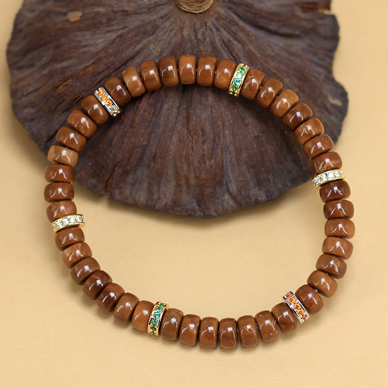 Buddha Stones Kuka zaad Armband tegen geluk - Kuka-zaad (Polsomtrek: 15-17 cm) - image 0