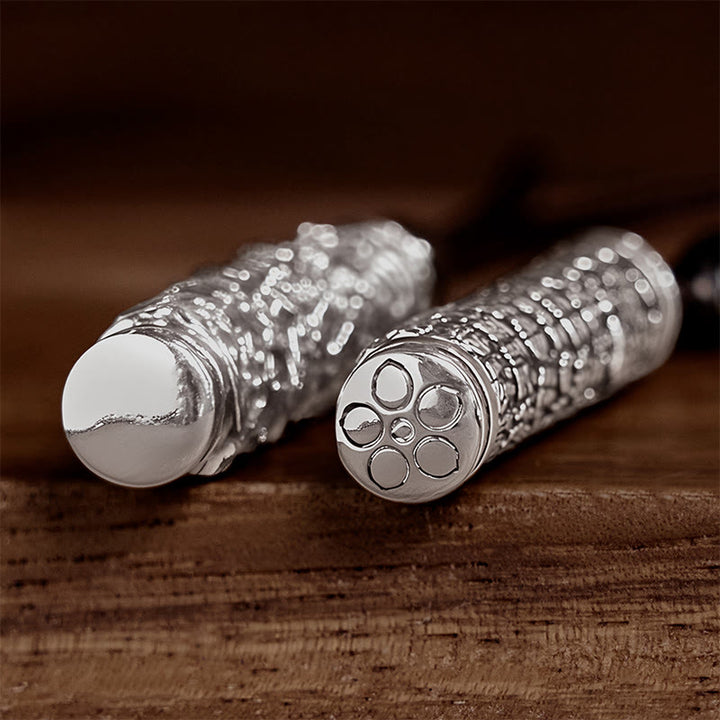 Buddha Stones Koperen Fu karakter draak patroon balans hanger Ketting - image 12