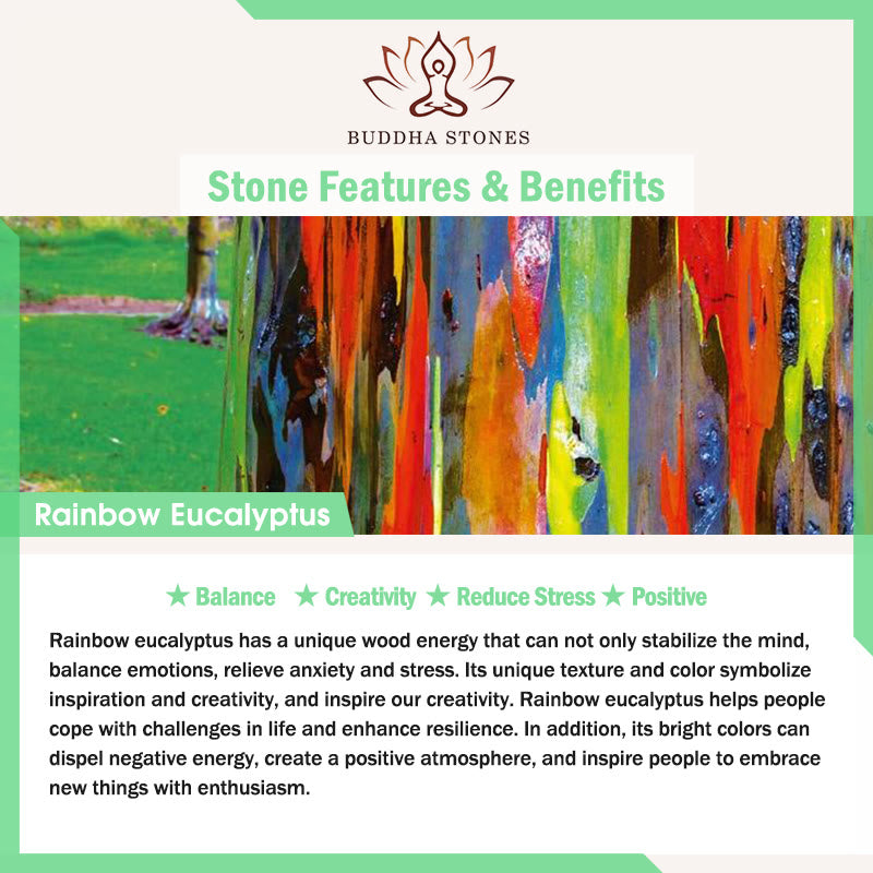 Buddha Stones 2 stuks mini regenboog eucalyptus olifantjes met gesneden krachtdecoratie - image 7