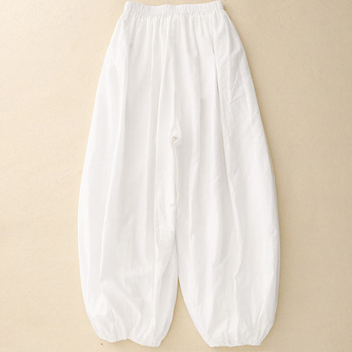 Buddha Stones Casual, eenvoudige damesharembroek met Zakken - image 5