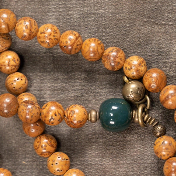 Buddha Stones 108 Mala kralen Bodhizaad Wijsheid Vrede Kwastje Armband - image 7