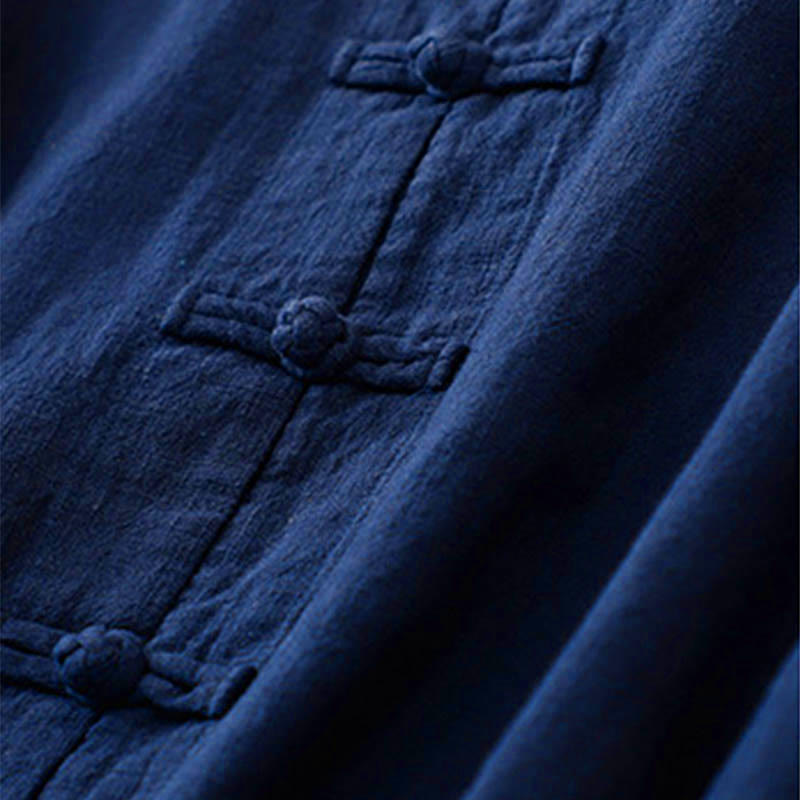 Buddha Stones Literaire artistieke Chinese knoopsluiting casual kleding - image 11