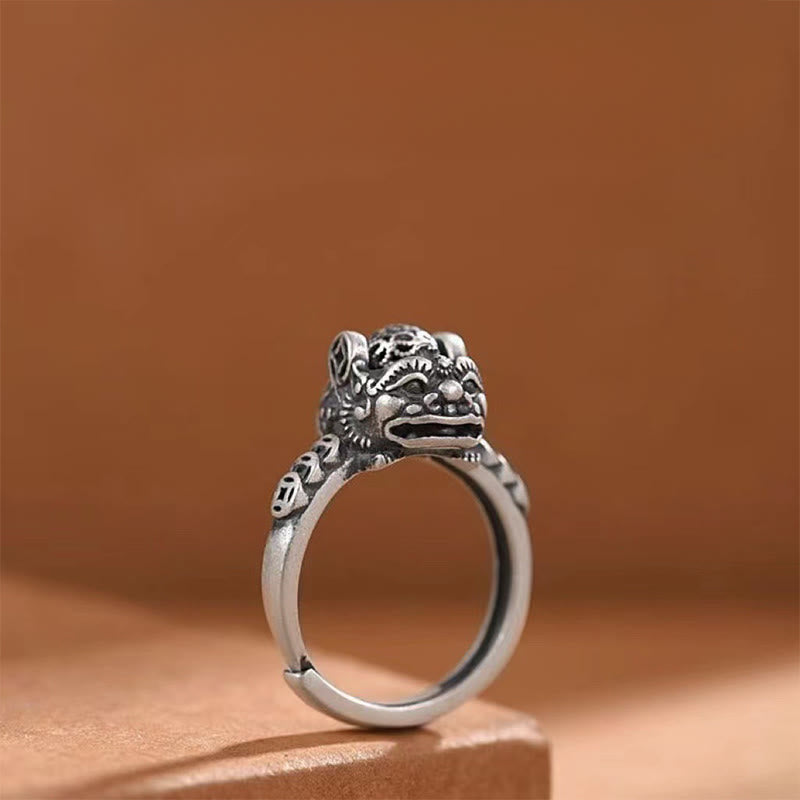 Buddha Stones Lucky Feng Shui PiXiu koperen munt draaibare Ring - US7 (17 mm) - image 0