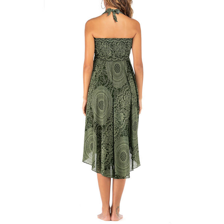 Buddha Stones Twee stijlvolle boho-jurken met kompasroos- en bloemenprint - image 10