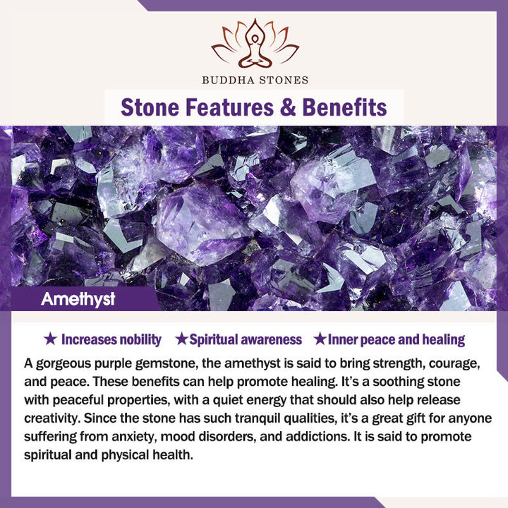 Buddha Stones Handgeweven Tibetaanse Armband met diverse kristallen - image 7