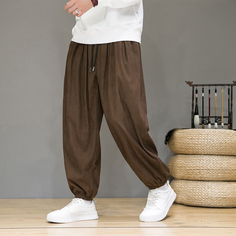 Buddha Stones Commute Plain heren thermische fleecegevoerde enkellange broek met Zakken - image 17