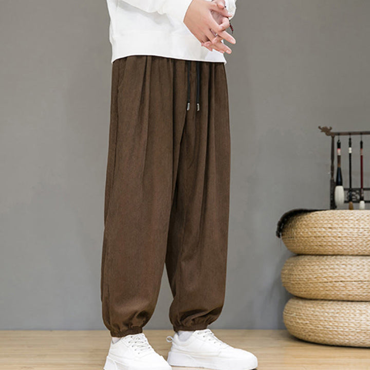 Buddha Stones Commute Plain heren thermische fleecegevoerde enkellange broek met Zakken - image 20