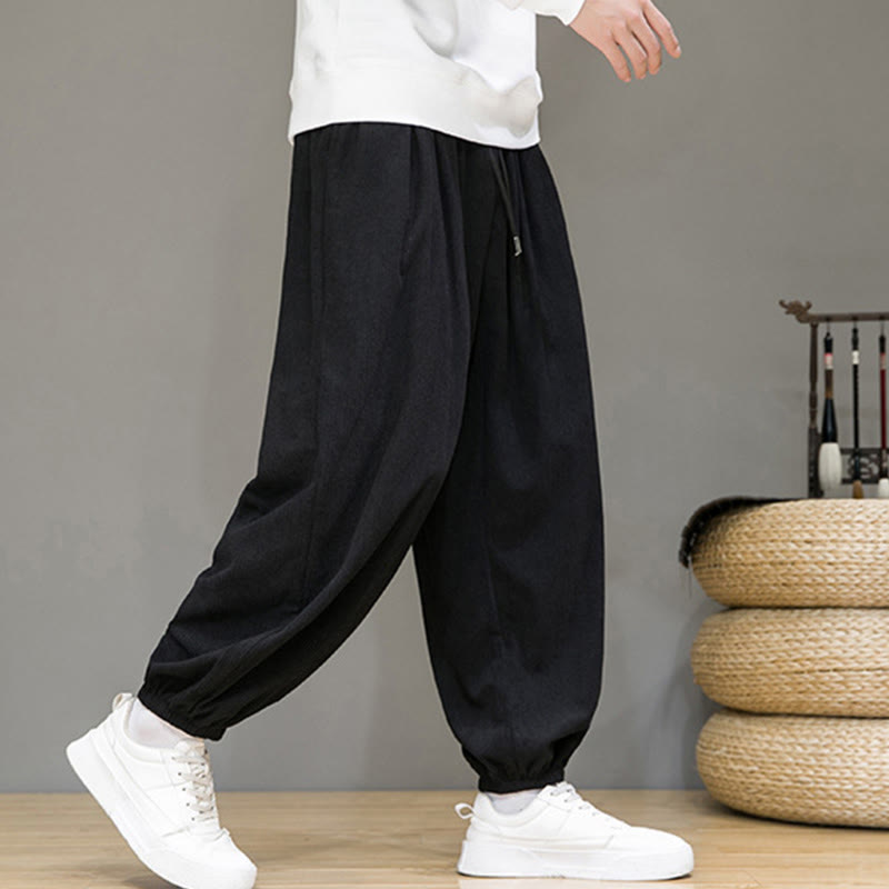 Buddha Stones Commute Plain heren thermische fleecegevoerde enkellange broek met Zakken - image 14