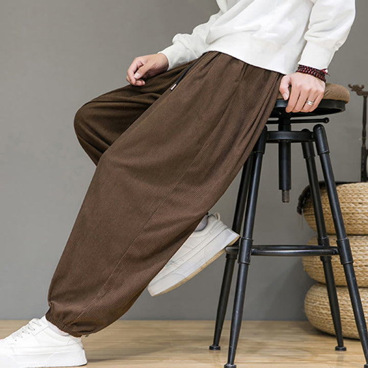 Buddha Stones Commute Plain heren thermische fleecegevoerde enkellange broek met Zakken - image 21