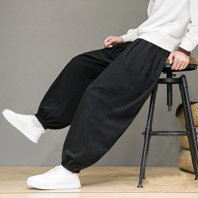 Buddha Stones Commute Plain heren thermische fleecegevoerde enkellange broek met Zakken - image 15