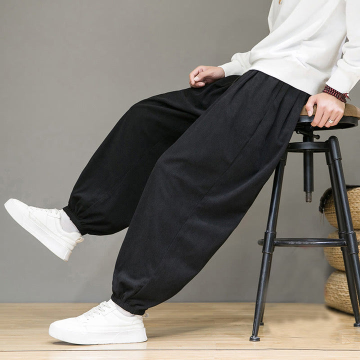 Buddha Stones Commute Plain heren thermische fleecegevoerde enkellange broek met Zakken - image 15