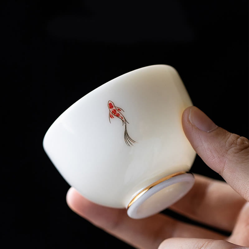 Buddha Stones Koi Fish Theekopje Kung Fu Theekopje - image 3