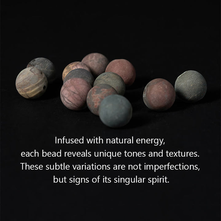 Buddha Stones 222 Engelengetal 108 Mala Kralen Picasso Jaspis Steen Energie Mala - image 6