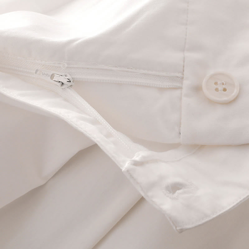Buddha Stones Casual effen polyester damesbroek met wijde pijpen, Lengte 7-8, met Zakken. - image 8