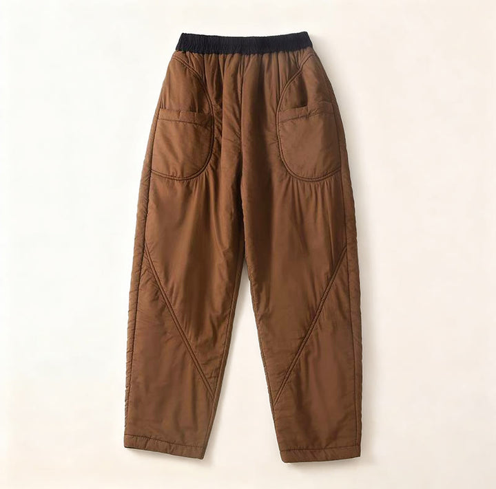 Buddha Stones Dames winterbroek met elastische Taille , dikke stof en Zakken - Peru - US8-10，UK/AU12-14，EU40-42 (2XL) - image 0