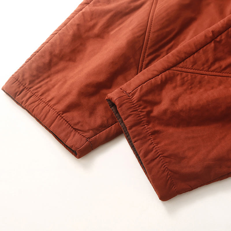 Buddha Stones Dames winterbroek met elastische Taille , dikke stof en Zakken - image 11