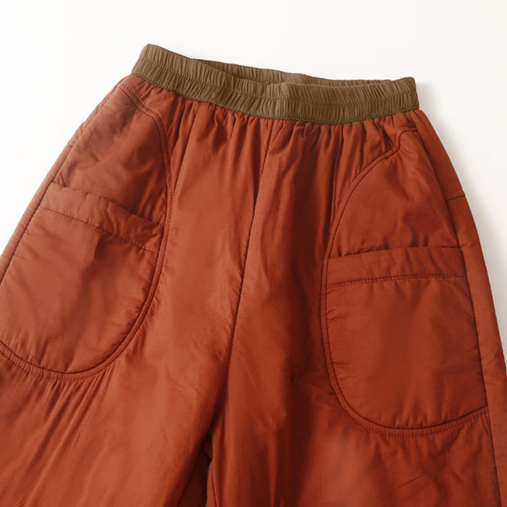 Buddha Stones Dames winterbroek met elastische Taille , dikke stof en Zakken - image 7